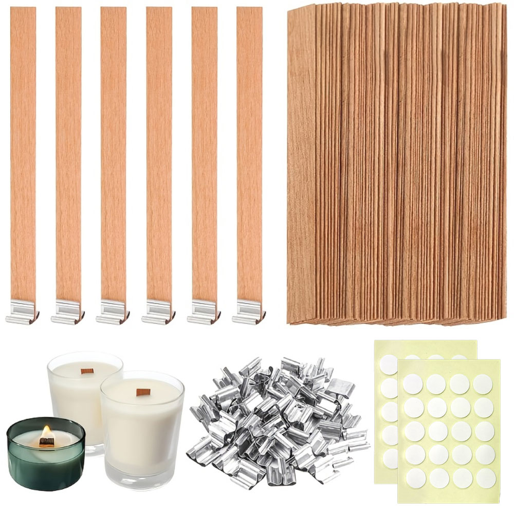 Candle Making Wicks - 100 шт. деревянные фитили с базовым