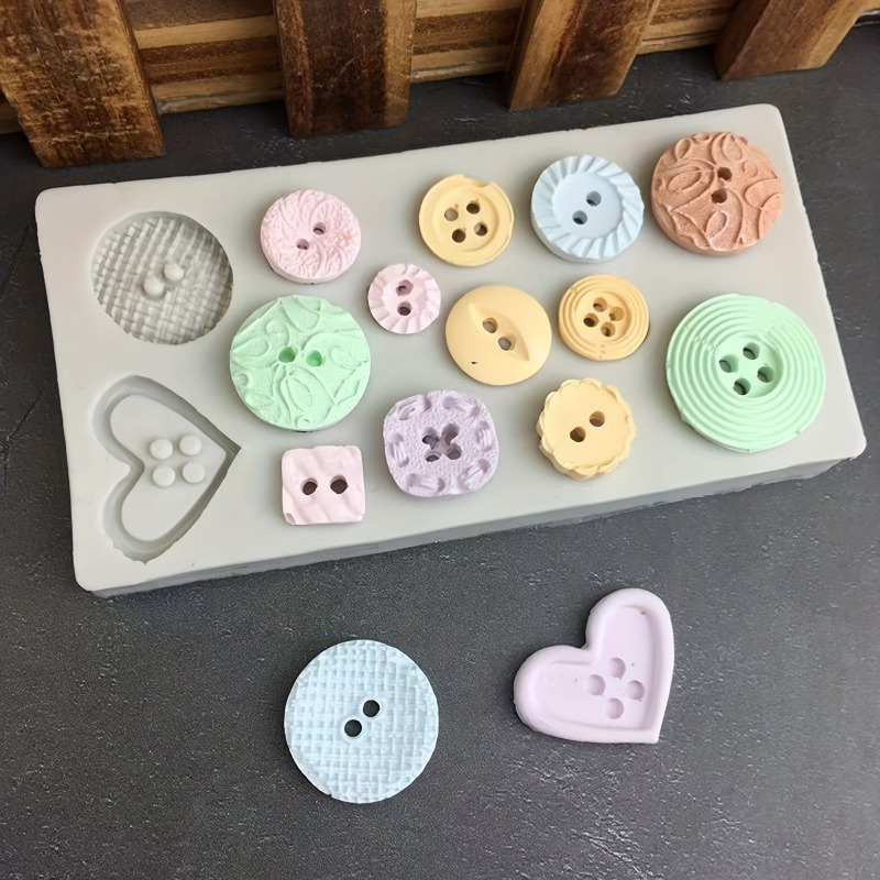 Candle Making Accessories - Силиконовая форма для пуговиц, силиконовая форма