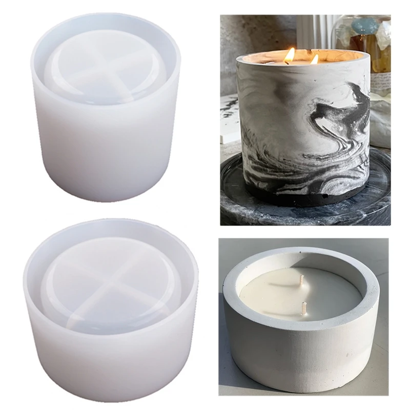 Candle Making Jug - 3 размера, круглые цементные бетонные формы