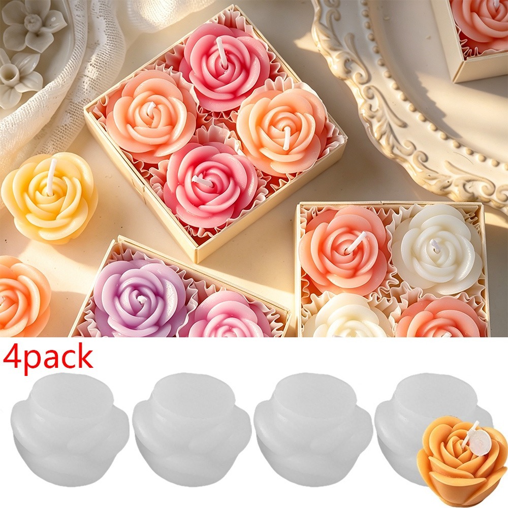 Candle Making Date - Набор из 4 шт. силиконовых форм