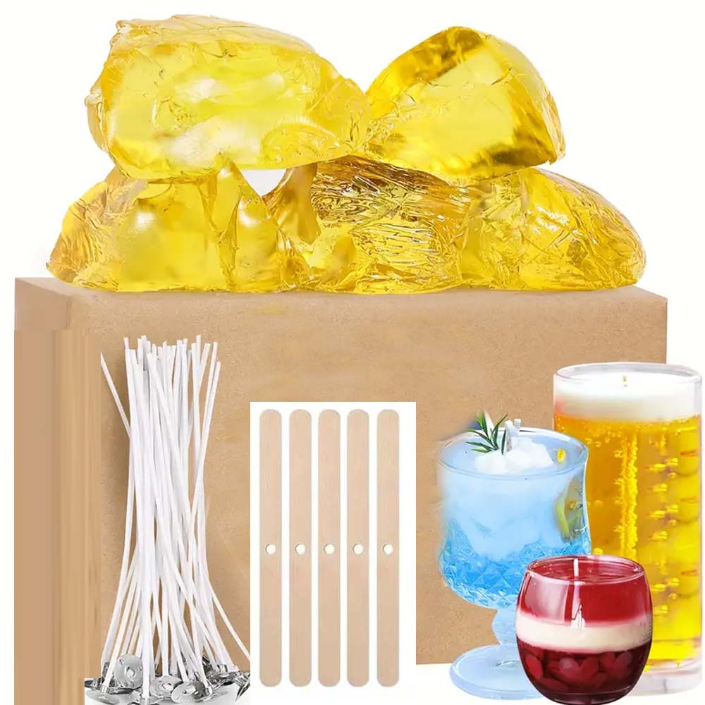 200 г желтого прозрачного геля – обзор и цена Candle Making Gel Wax