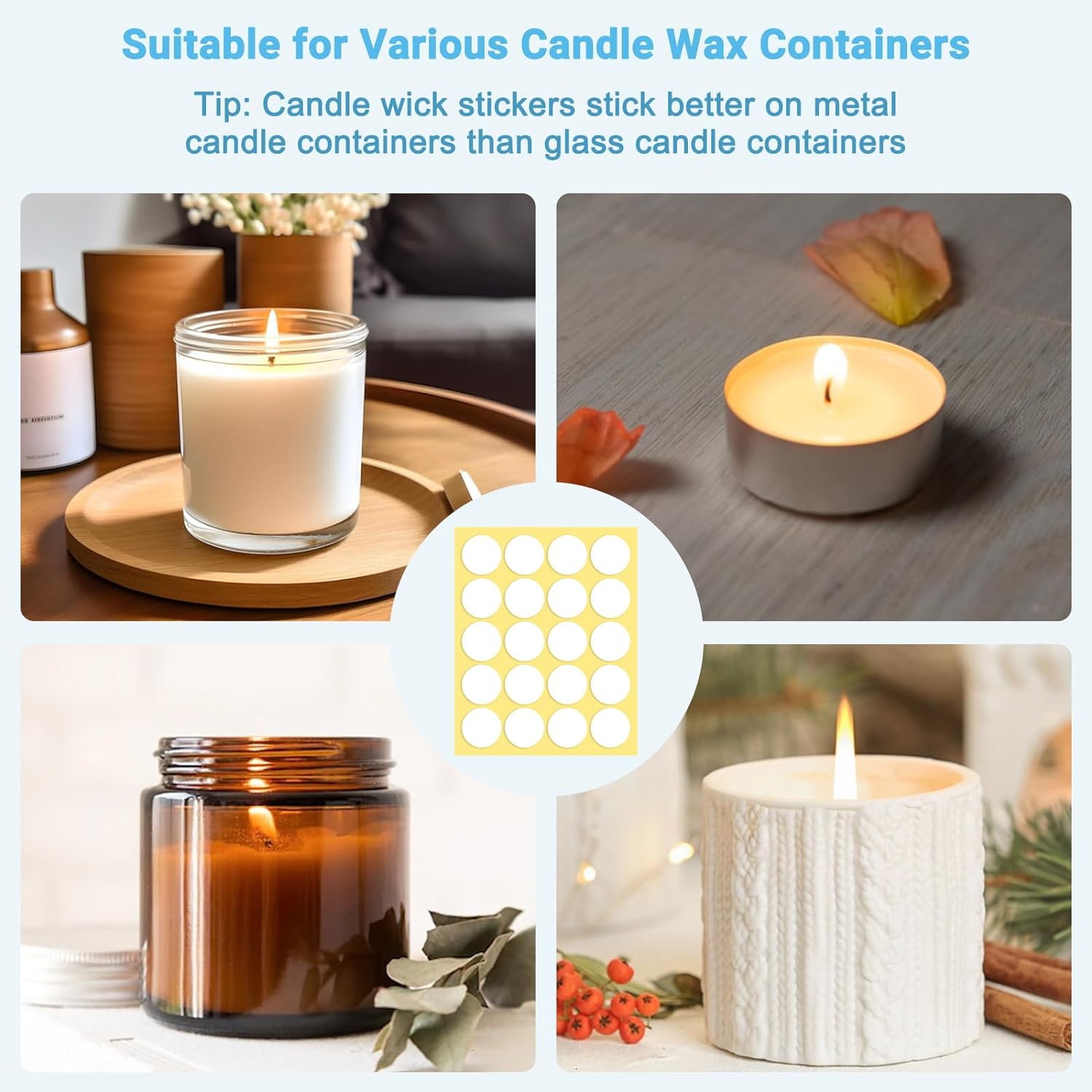 400 шт./100 шт. наклейки на фи – обзор и цена Candle Making Wicks