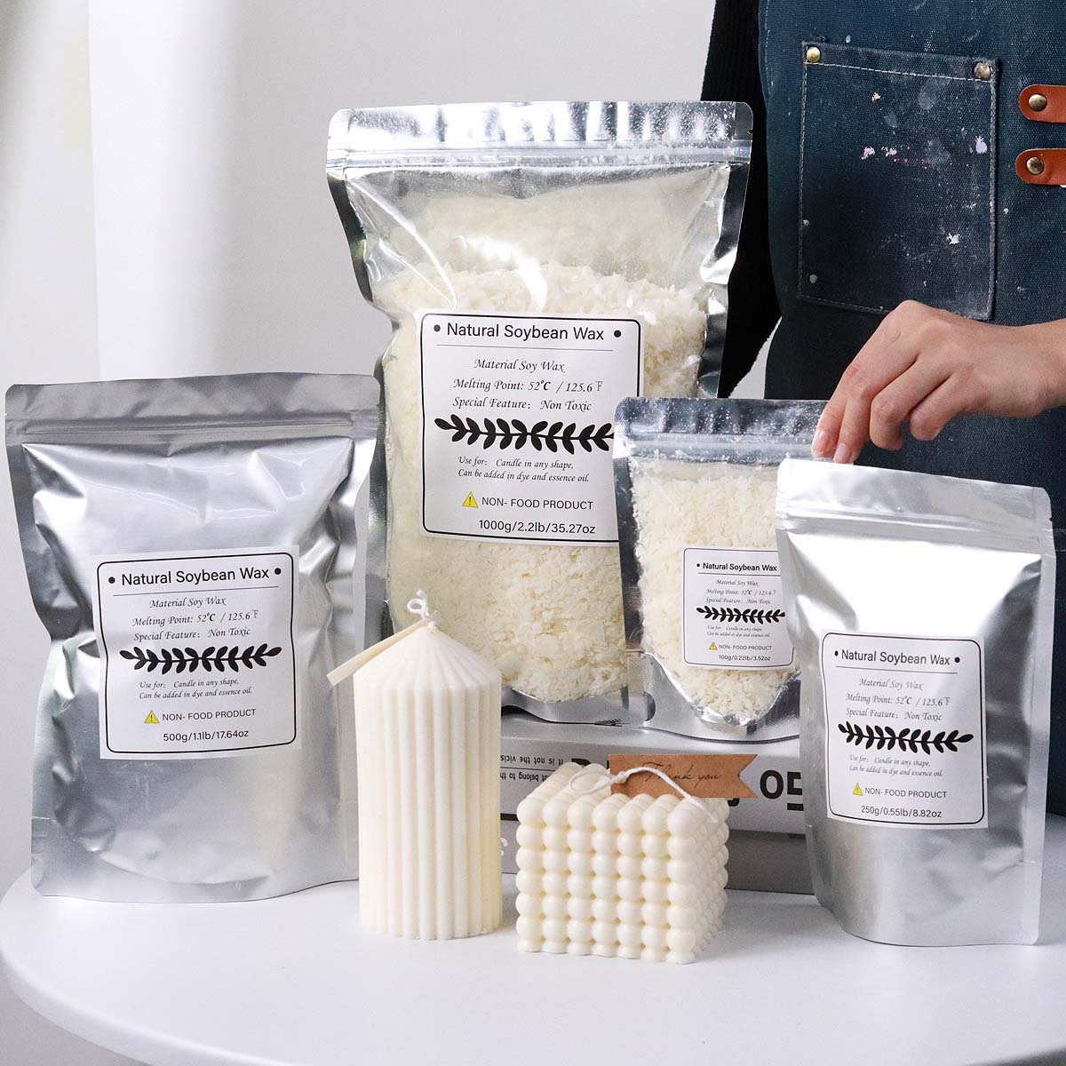 100/250/500/1000 г натуральный – обзор и цена Candle Making Kits