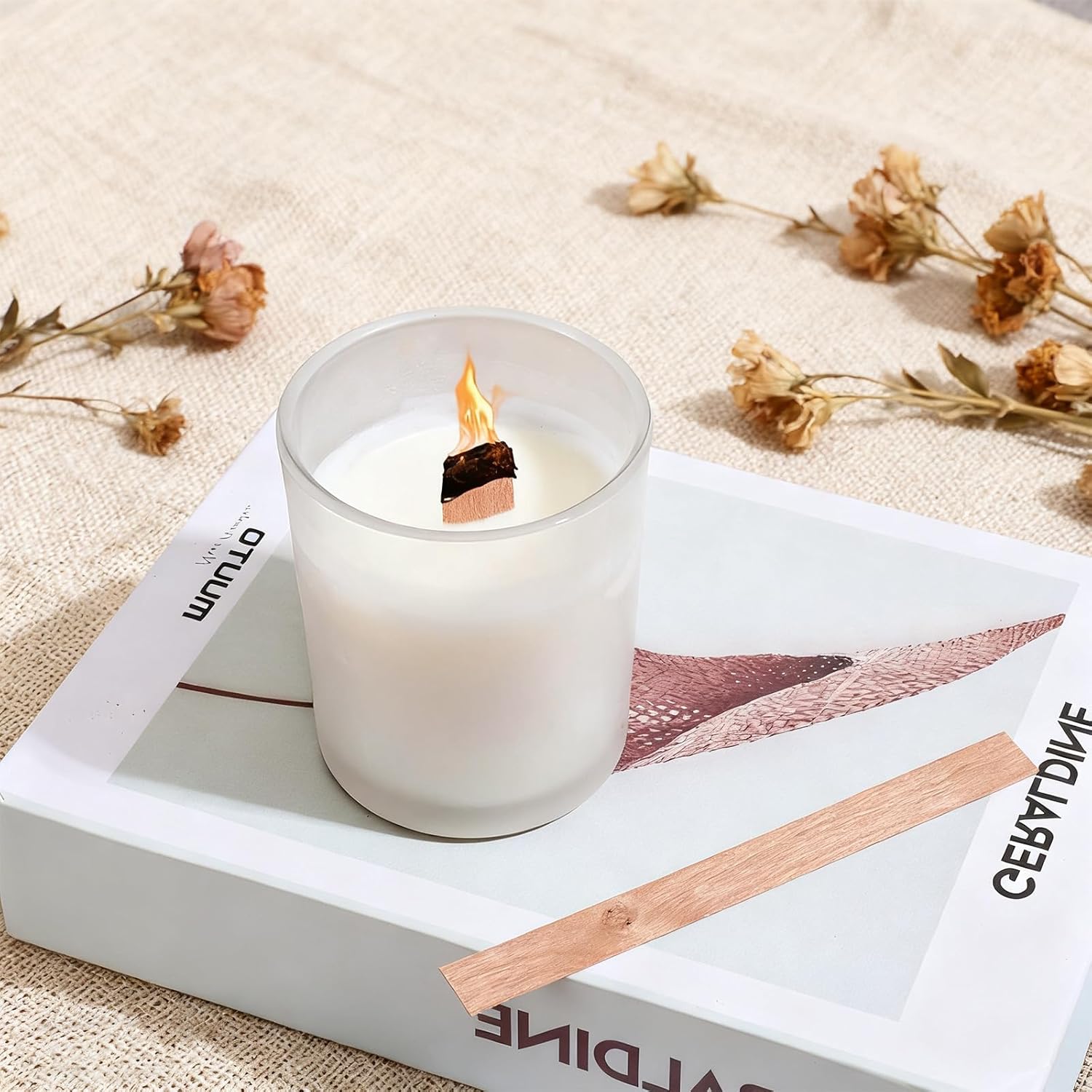 60 шт. деревянных фитилей для  – обзор и цена Candle Making Wicks