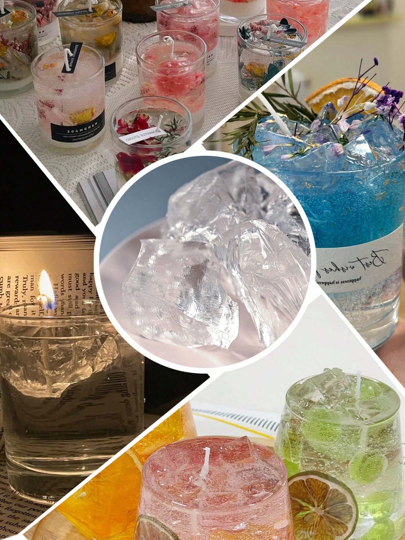 100 г/500 г/1 кг Прозрачный же – обзор и цена Candle Making Gel Wax