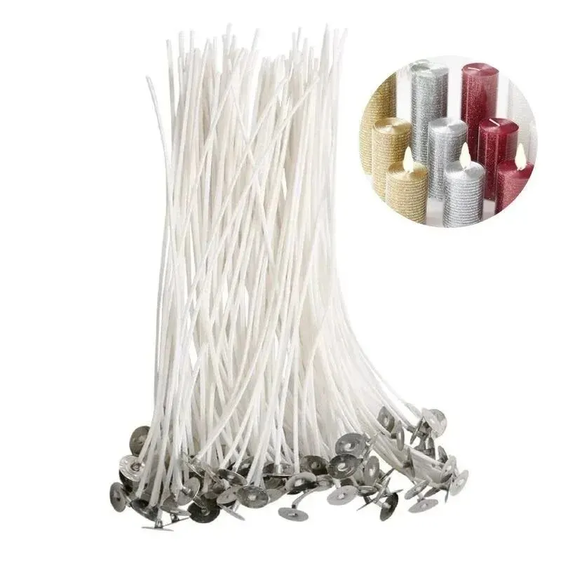 100 шт., фитили для свечей, 9/ – обзор и цена Candle Making Wicks