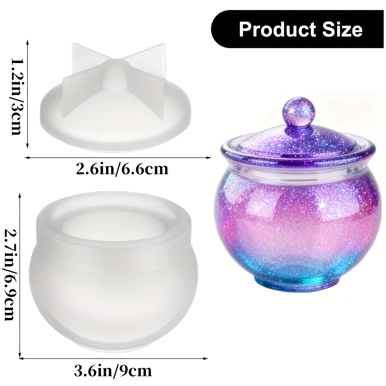 1 комплект круглых форм для ба – обзор и цена Candle Making Jug